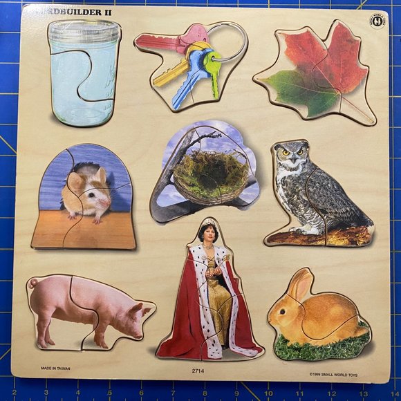 Word Builder II Wood Puzzle - Picture 1 of 6